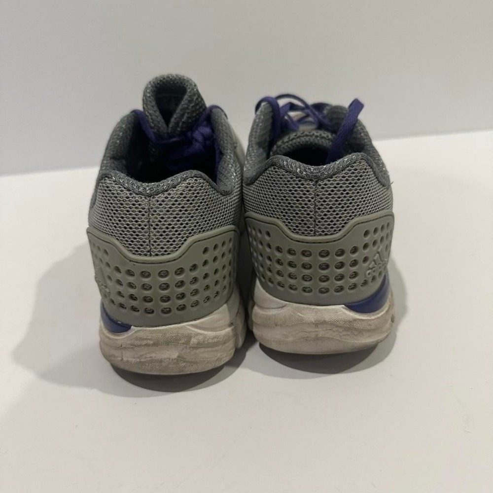 Adidas Grey and Purple Sneakers woman's 8.5 - Picture 5 of 8